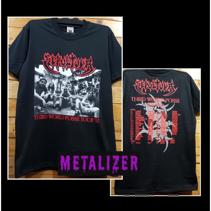 Kaos Musik Metal Rock Band Sepultura New 0048