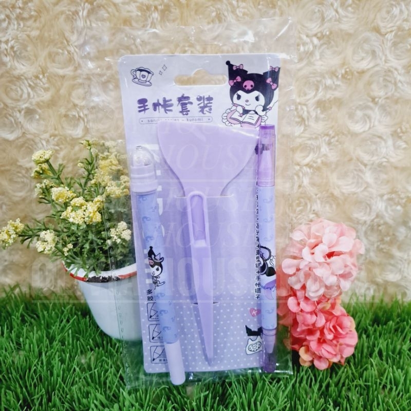 

Set Art Kuromi Ungu Crafting Set Kuromi Ungu Bolpoin Kuromi Spidol Kuromi