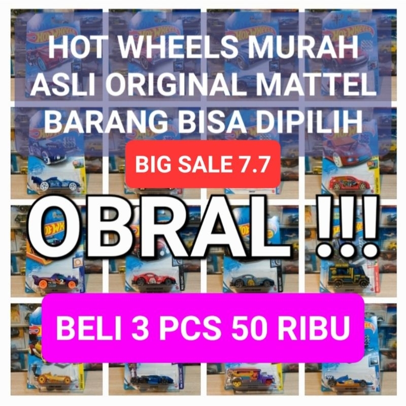 HOT WHEELS MURAH ALBUM 3 - HOTWHEELS ORIGINAL ASLI 100% - MAINAN MOBIL MOBILAN