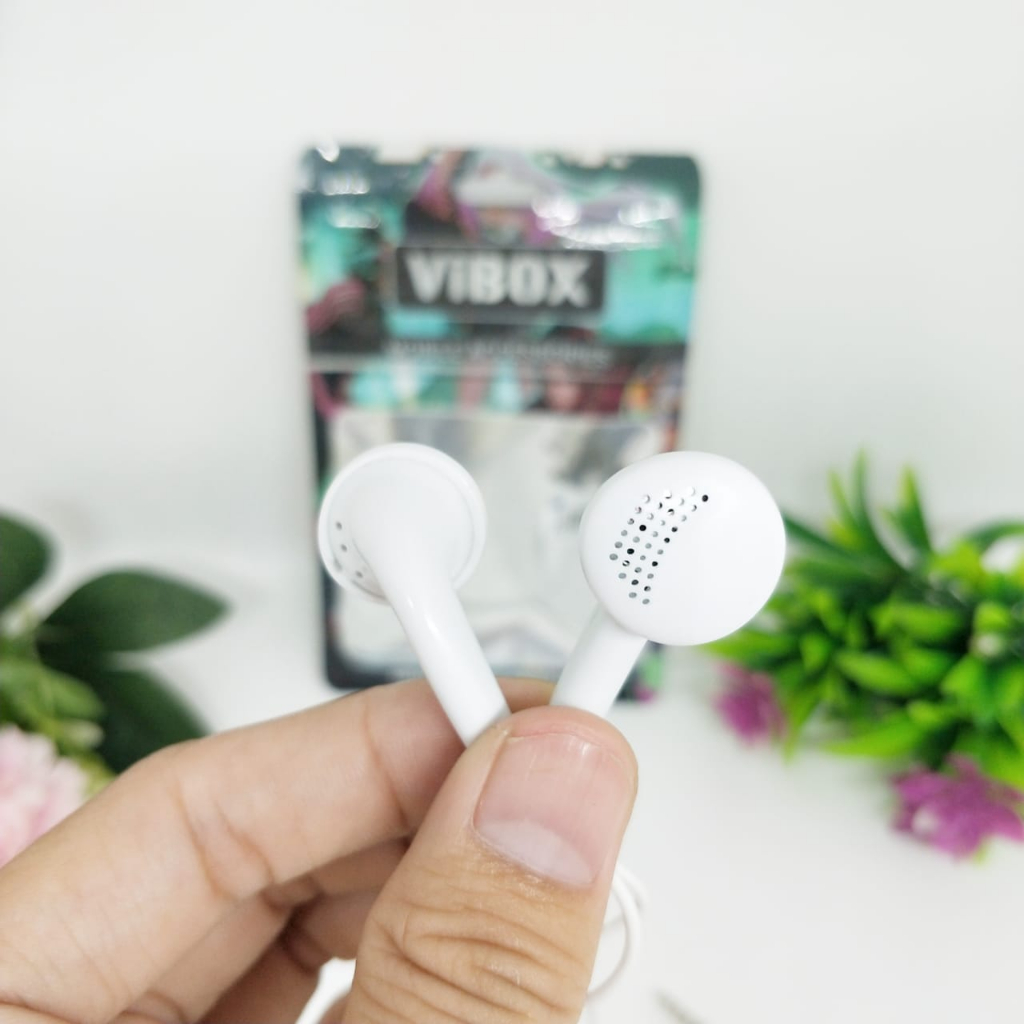 PROMO Handsfree vibox J111 ultra clear audio music headset extra bass BY.MINIGO