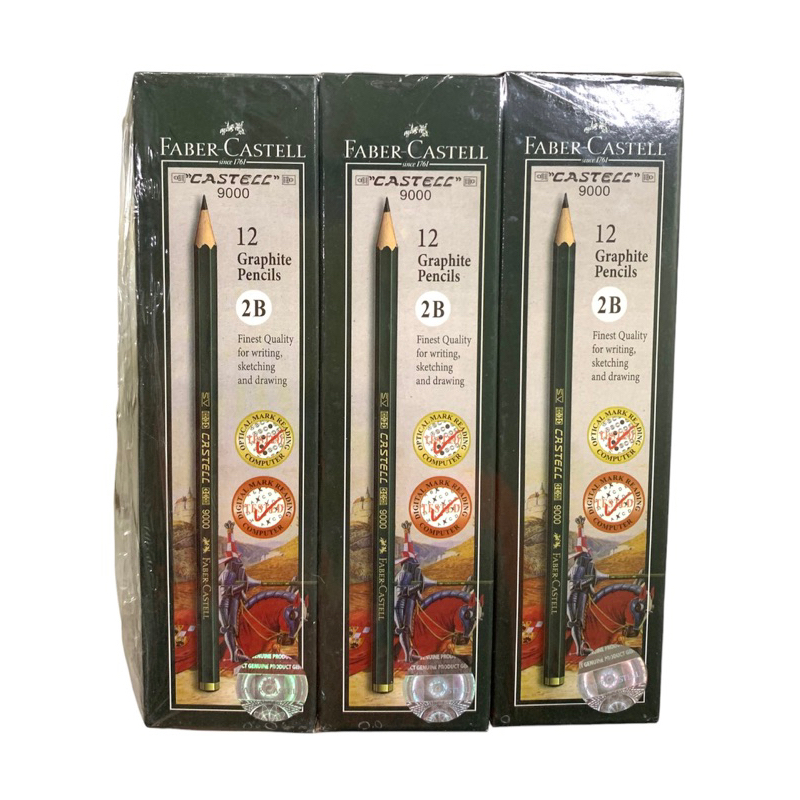 

FABER CASTELL Pensil 2B Untuk Anak Sekolah dan Ujian - Isi 12pcs