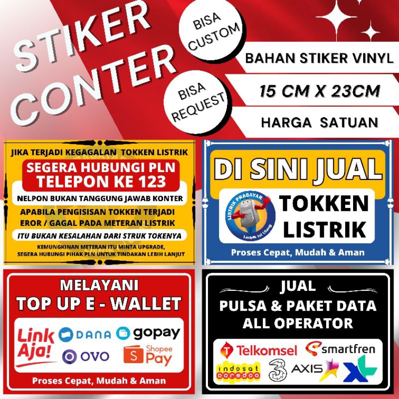

STIKER CONTER / STIKER VINYL