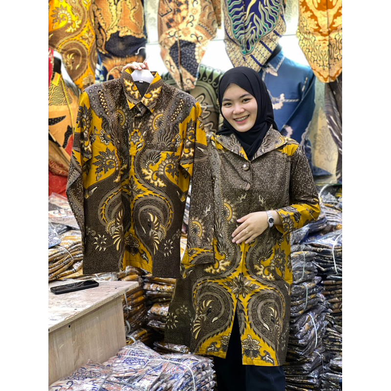 batik Couple kece badai bahan katun solo premium Ari batik thamrincity