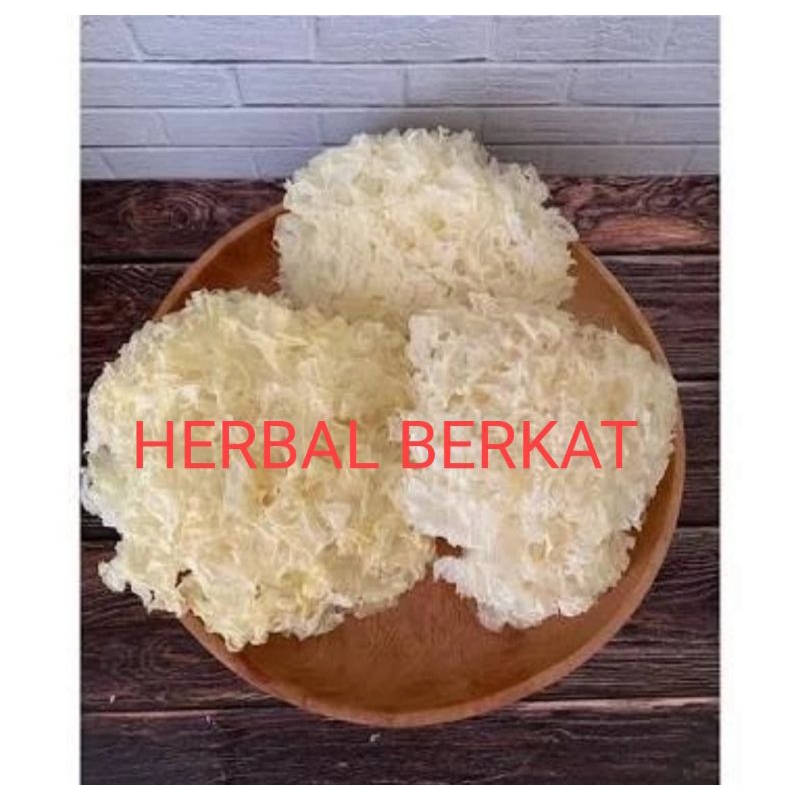 

jamur putih white fungus pek bok ni 100gram