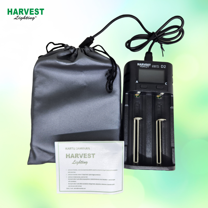 Smart Battery Charger Harvest Lighting Baterai Fast Charging LCD Display Lithium Ion 18650 21700 26650 NiMH NiCD AAA AA