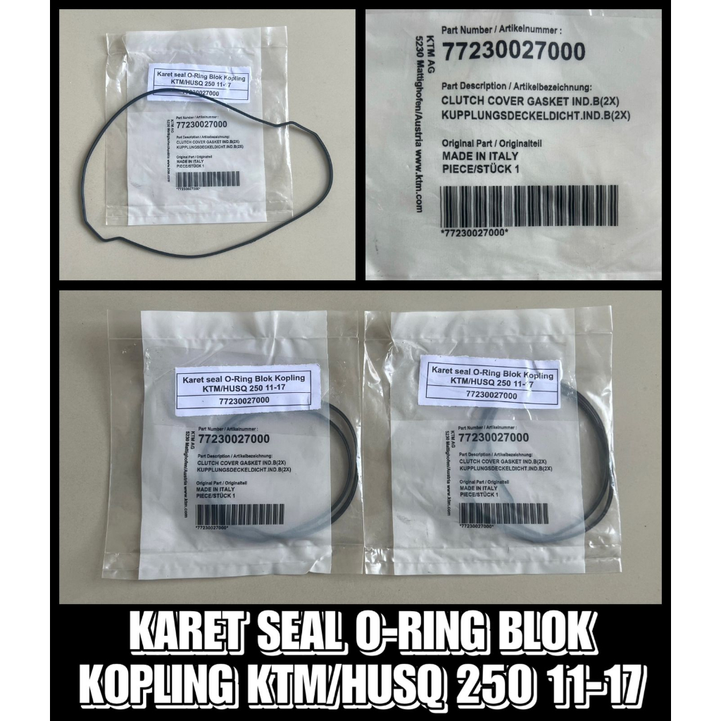PAKING BLOK KOPLING KTM 250 350 TAHUN 2011 -2017 ORIGINAL KTM