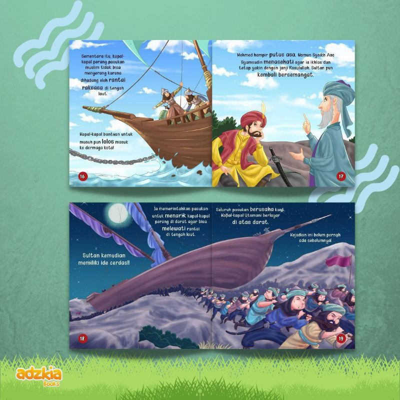 Adzkia - LITTLE SULTAN SERIES Buku Cerita Anak Muslim Islam Islami Murah Shalahuddin Al Ayyubi Muhammad Al Fatih Quthuz