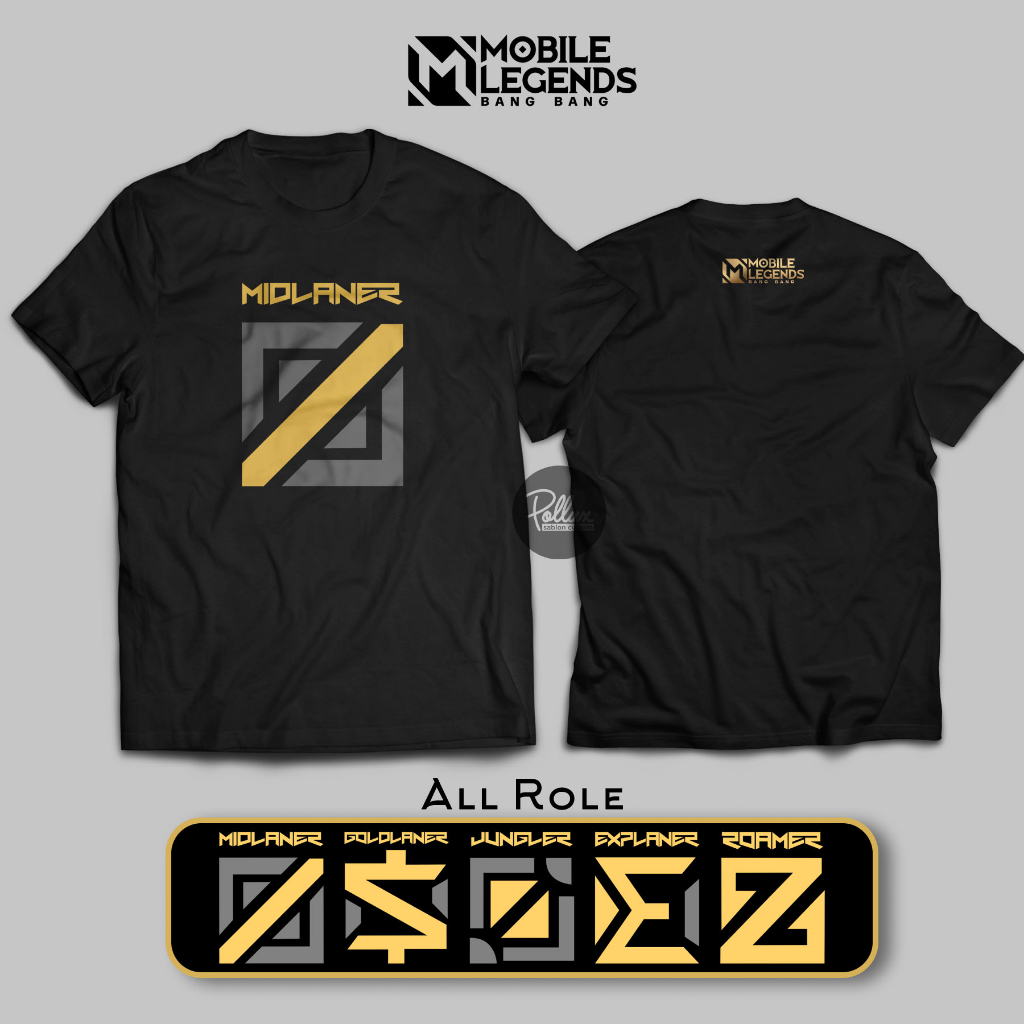 Kaos All Role Mobile Legends MLBB