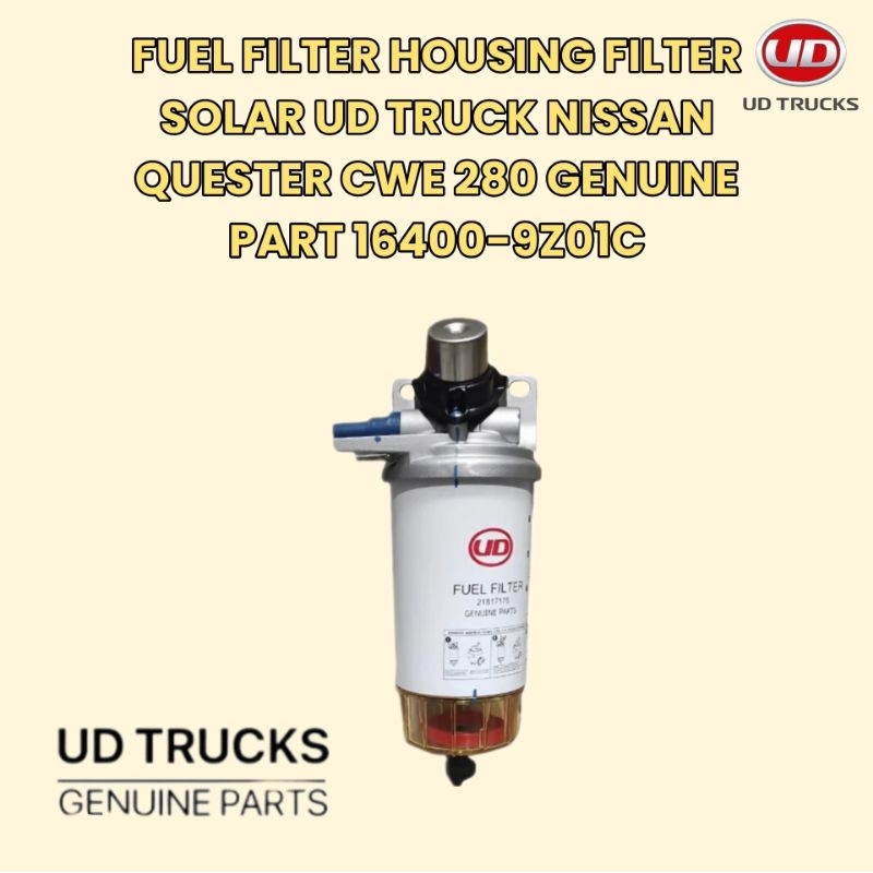 FUEL FILTER HOUSING FILTER SOLAR UD TRUCK NISSAN QUESTER CWE 280 GENUINE PART 164009Z01C