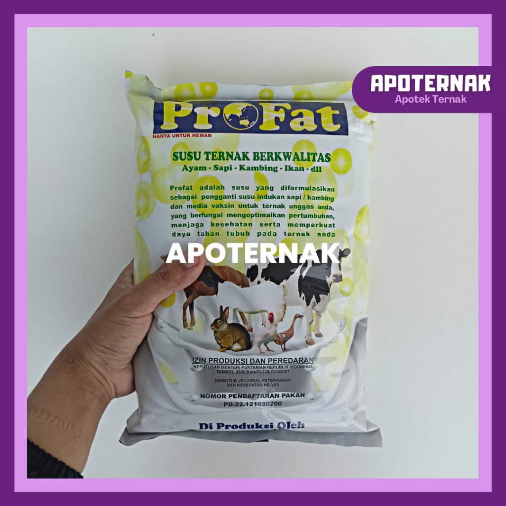 PROFAT 1 KG | Susu Ternak Berkualitas Untuk Ayam Sapi Kambing Ikan dll