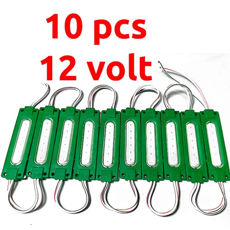UYUI 10 pcs Lampu LED strip COB plasma 12 volt Lampu kolong motor mobil LED variasi 12 volt