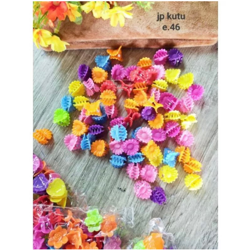 jepit rambut mini perpack 20pc mix