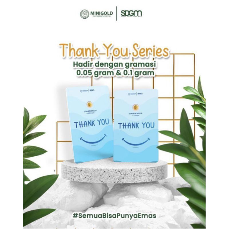 MiniGold Gift Series 0.25 & 0.5 Gram Thank You
