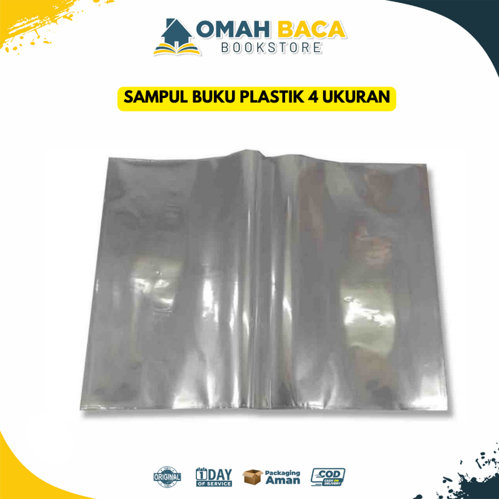 

Sampul Buku Tulis Plastik Isi 10 Lembar / Sampul Plastik Jadi - ATK