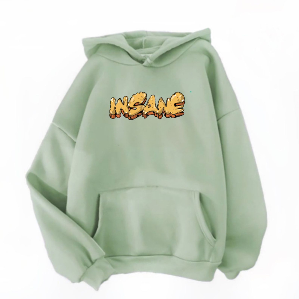 Hoodie Jumper INSANE Jaket Unisex Pria Wanita Size L - XXL