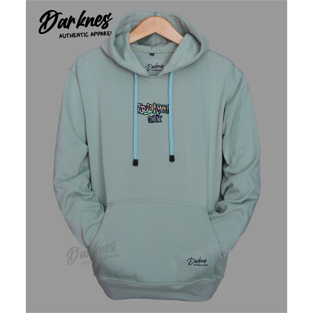 jaket hoodie pria cod aestetic list its all about hologram original darkness apparel brand distro kota bandung terbaru terpopuler dan terlaris oversize unisex