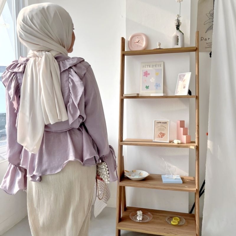 ALUNA BLOUSE / Outer / Blouse/ Atasan Wanita/ Outer Renda