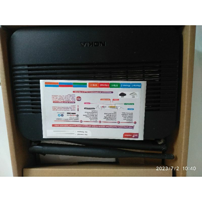 Modem ont Nokia g240w-L Router access point
