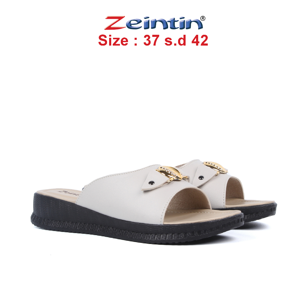 Zeintin - Sandal Wanita Jepit Casual Kulit Sintetis Original ZEINTIN HP