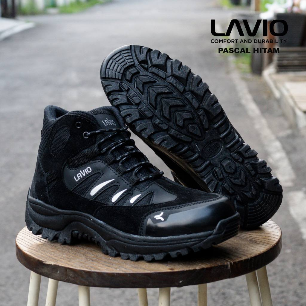 Sepatu Safety Boot Hiking outdoor Lavio Sepatu Pria Safety Boots High Premium Quality Pascal Booster Mood HaikingProyek Otdoor Touring