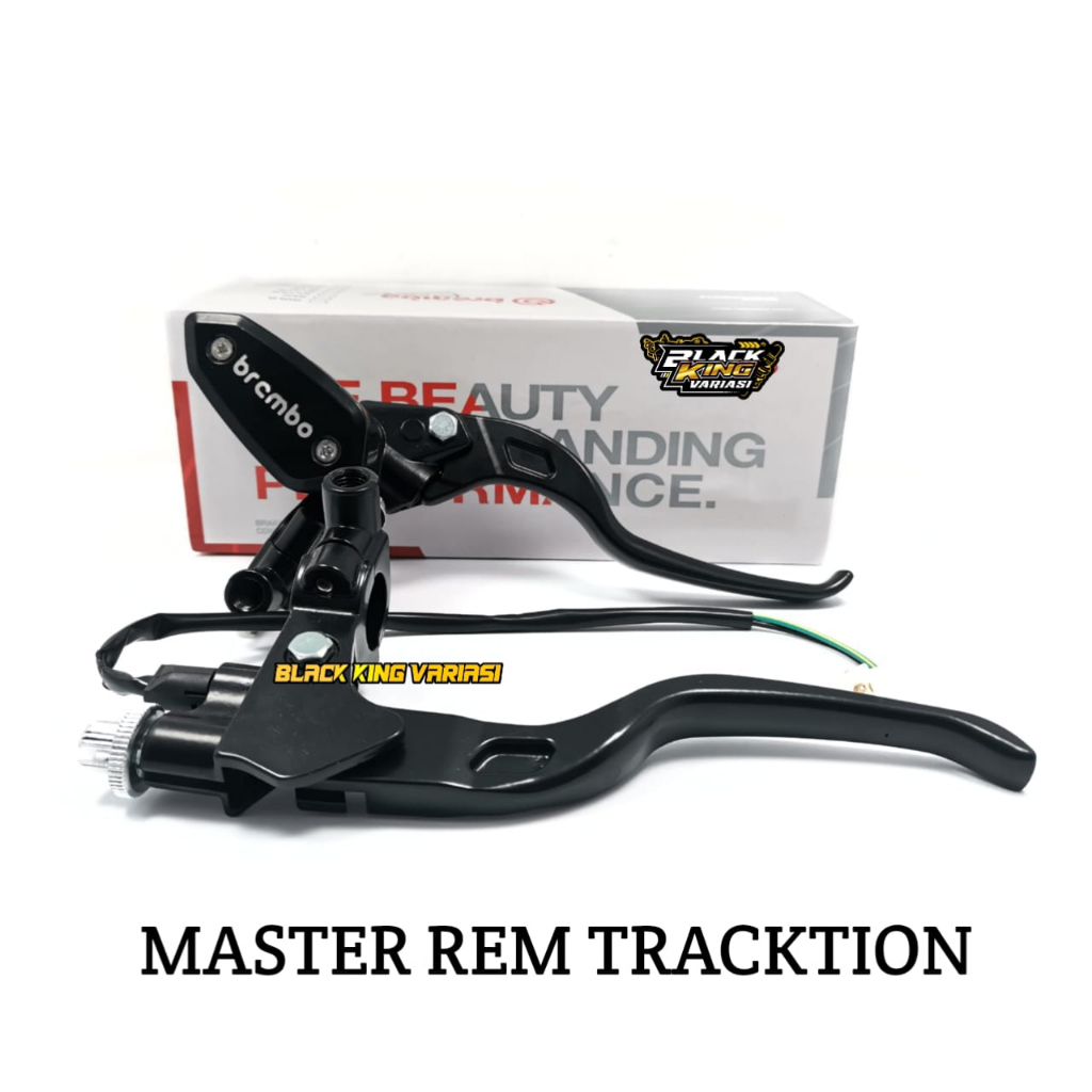 Master Rem Oval Handle Kopling Universal Semua Motor Master Rem Tracktion Oval Handle Motor Set Kiri Kanan Master Rem Motor