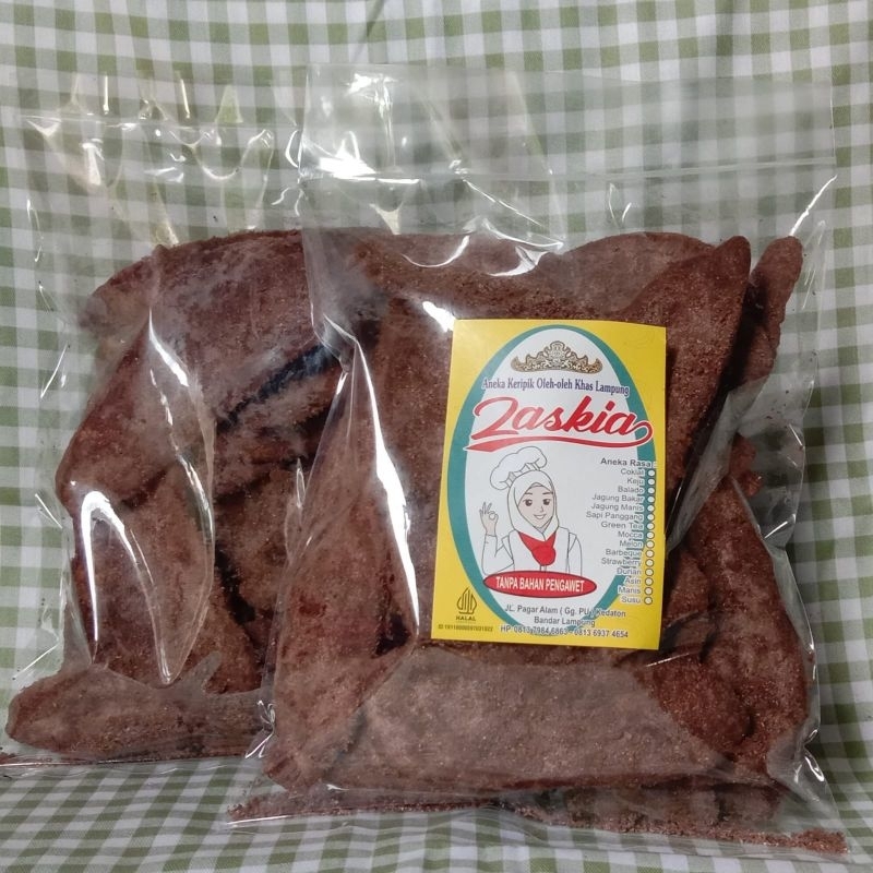 

keripik pisang lampung rasa coklat zaskia keripik lampung
