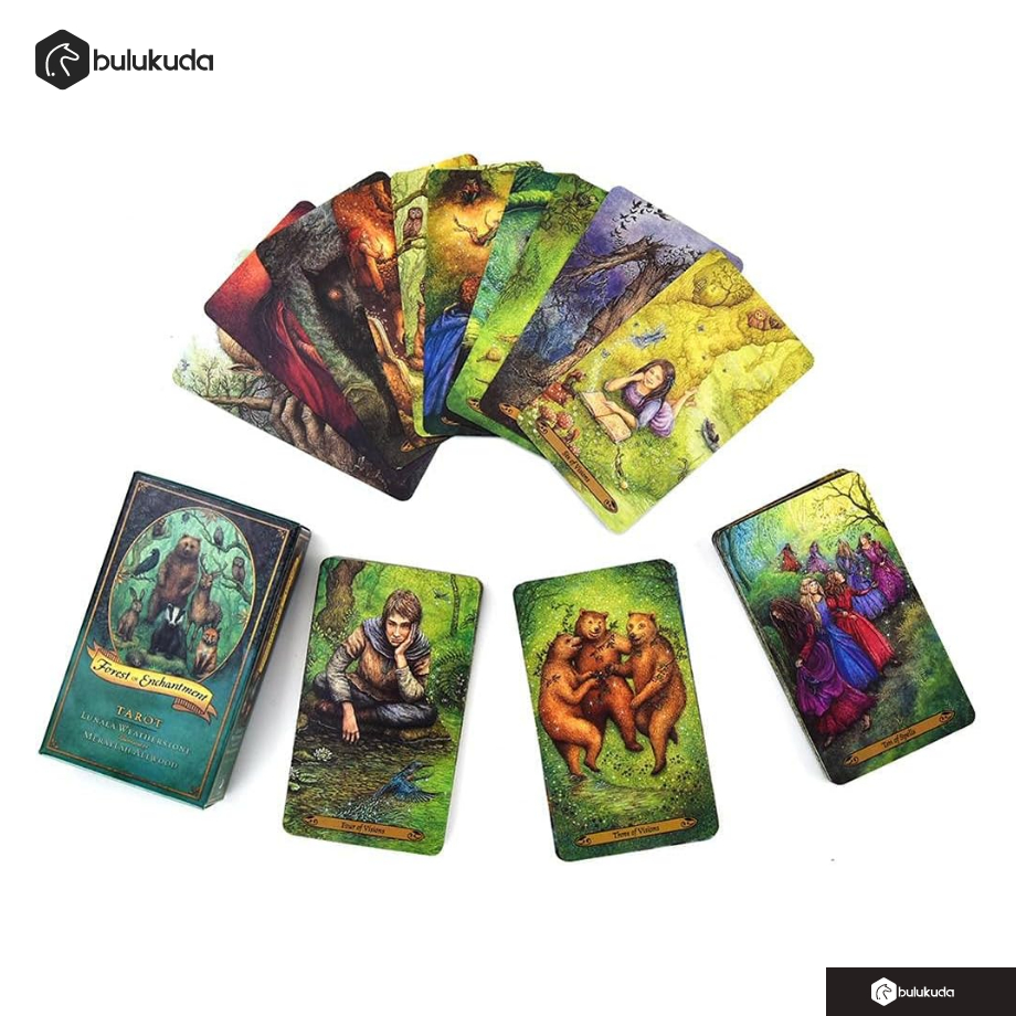 Forest of Enchantment Tarot 78 Cards Deck PDF Guide Instruction