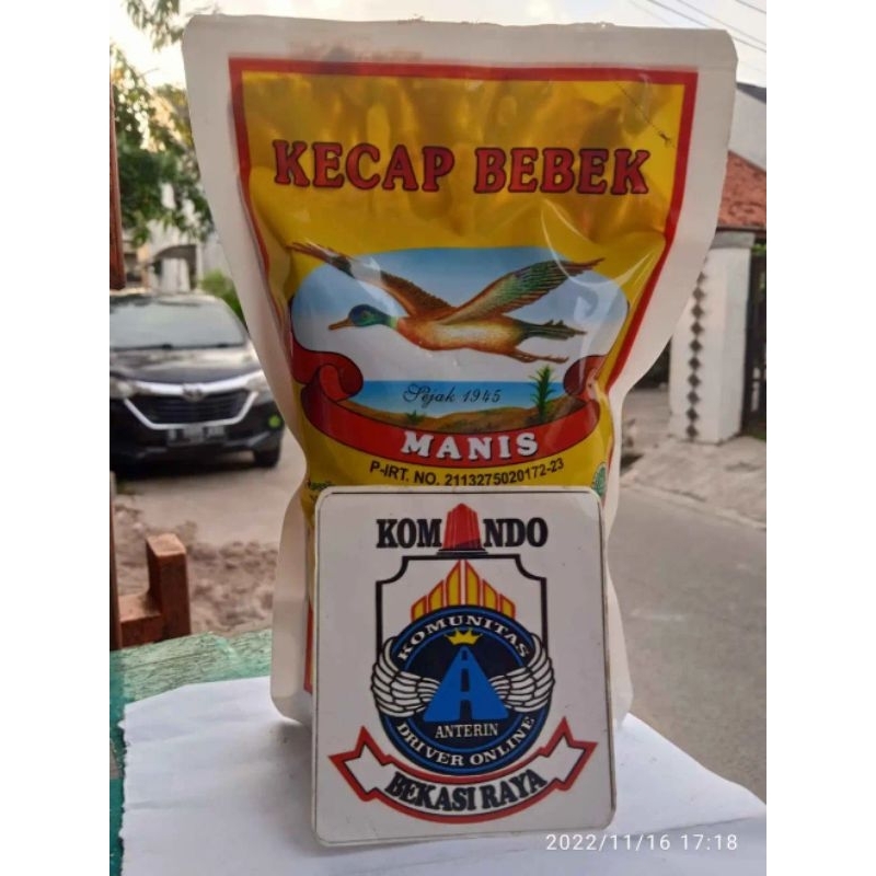 

Kecap manis Komando Kecap Cap bebek 520ml