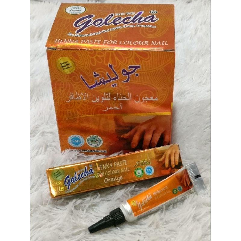 GOLECHA HENNA KUKU / GOLECHA NAIL TUBE HENNA PASTE FOT COLUR NAIL