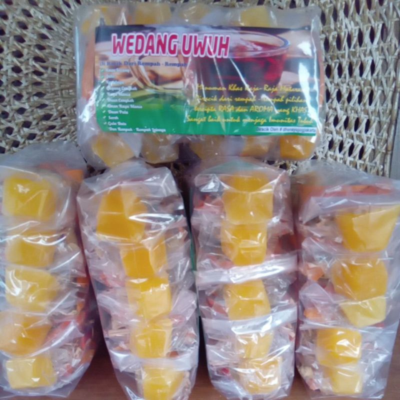 10pcs WEDANG UWUH KHAS JOGJA KOMPLIT REMPAH + GULA BATU tinggal seduh (1kg 3pack)