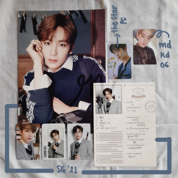 HYUNJAE THE BOYZ SET (SG 2021 / MD KD 06 / THE STAR PC)