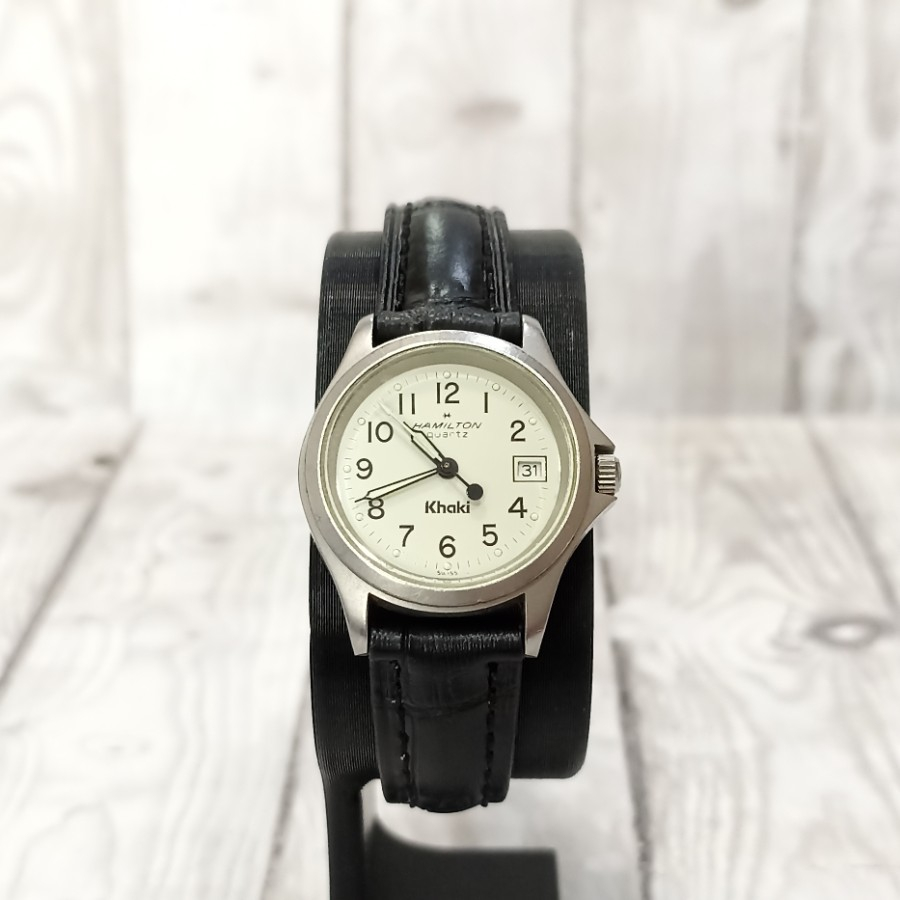 Jam Tangan Hamilton Khaki Field Military Women Quartz Second Bekas Preloved Asli Murah Terbaru