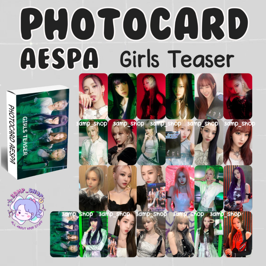 [25 lembar] photocard lomo photo card lomocard AESPA Karina Ningning Winter Giselle