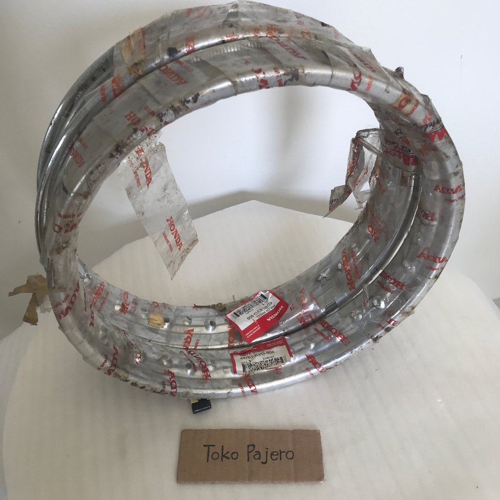 Velg Velk Rim Jari Jari Spoke 14 inc Depan Belakang Beat Karbu Vario Karbu Original AHM