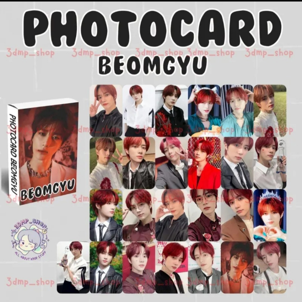 [25 Lembar] photocard lomo photo card TXT Soobin Taehyun Huening Kai Beomgyu Yeonjun