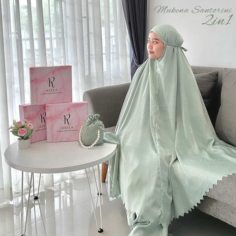 [ Gratis Box Premium ] Mukena Dewasa Premium Silk 2in1 Jumbo