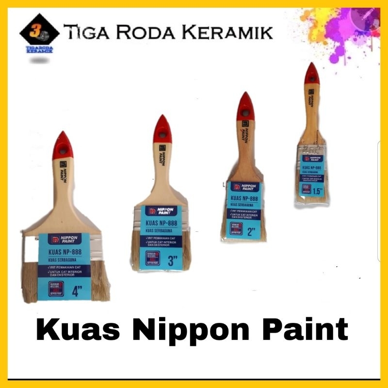 kuas cat tebel nippon asli kuas roll besar kecil bulu roll cat