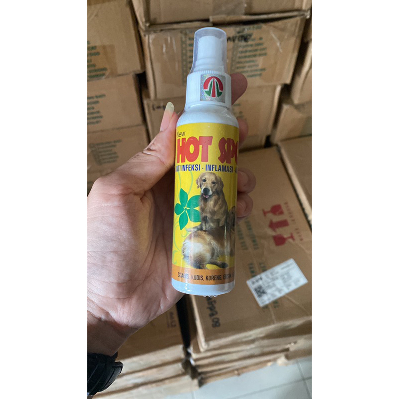 HOTSPOT SPRAY untuk inflamasi anti kutu antibiotik penyakit kulit anjing dan kucing