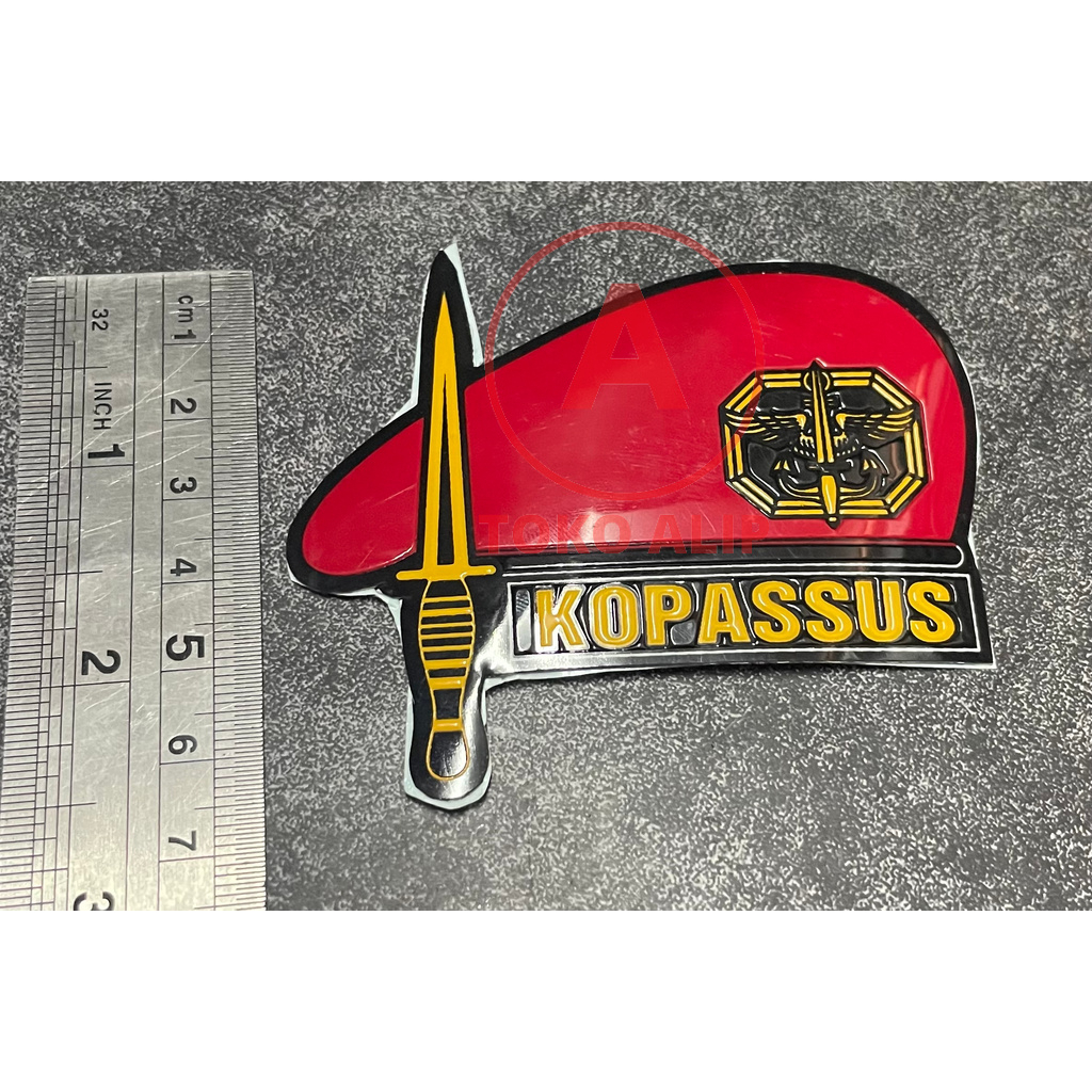 Sticker Kopassus Baret Sticker Kopassus Stiker Kopassus Stiker Mobil