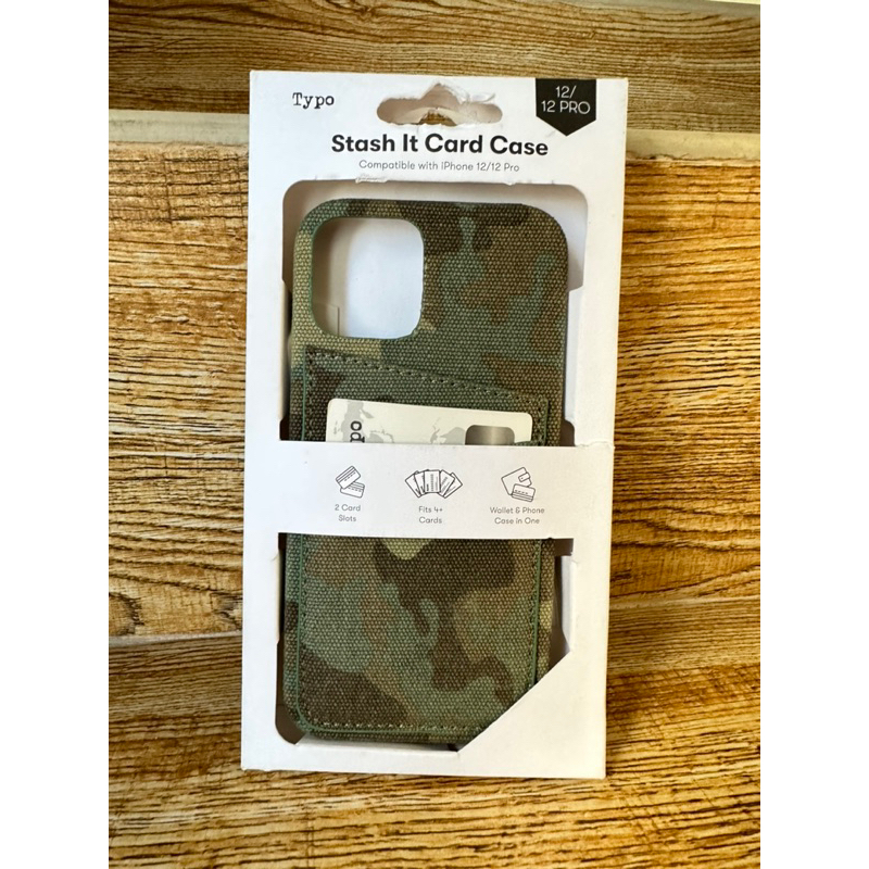 [NBU] TYPO - Iphone 12/12 Pro Case (Stash It Card Case)