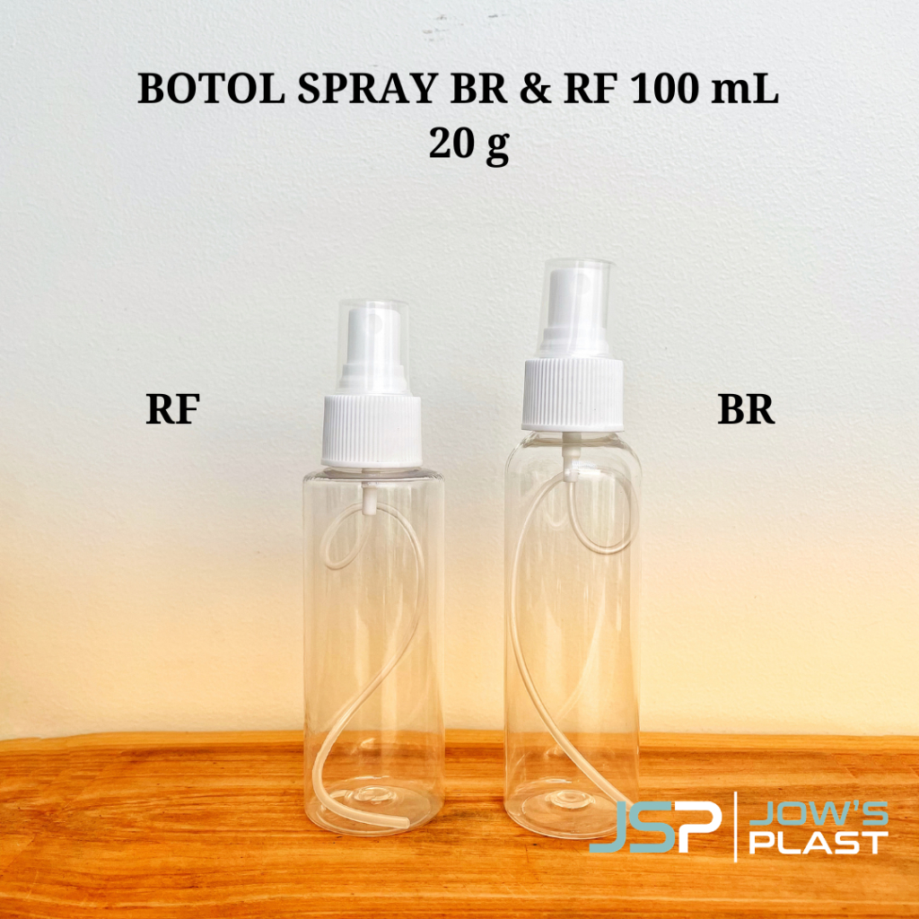 Botol Spray BR dan RF 60 dan 100 mL | Botol Spray BR 60 mL | Botol Spray RF 60 mL | Botol Sprai RF 100 mL | Botol Sprai RF 100 mL