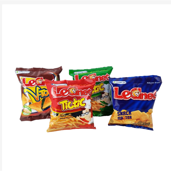 

Leanet Chiki Kentang TicTic Leonet Vtos Snack - Netto 7 gr