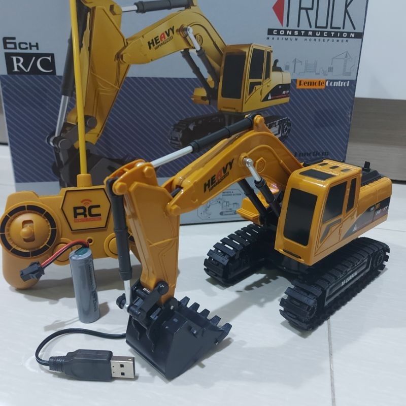 TRUCK REMOTE CONTROL, RC TRUCK KERUK PASIR, ADA MUSIKNYA, RC TRUCK