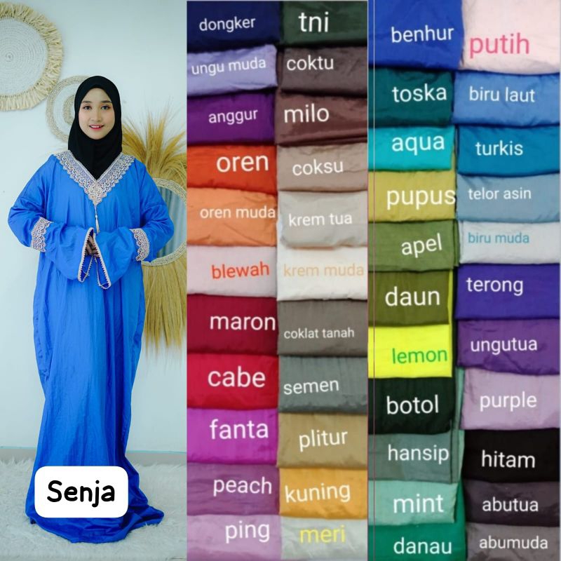 *ABAYA PARASUT SENJA*abaya mini pouch,abaya traveling,mukena,traveling,mukena simple,abaya ringan,ab
