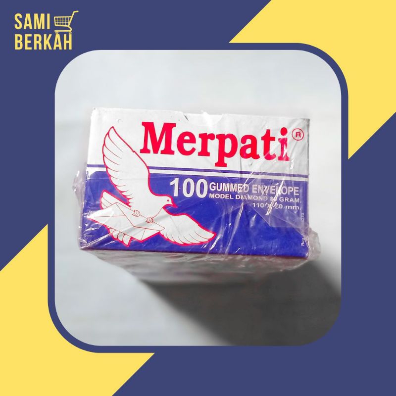 Amplop Merpati Mini Kecil Polos ukuran 110 x 70 mm 

