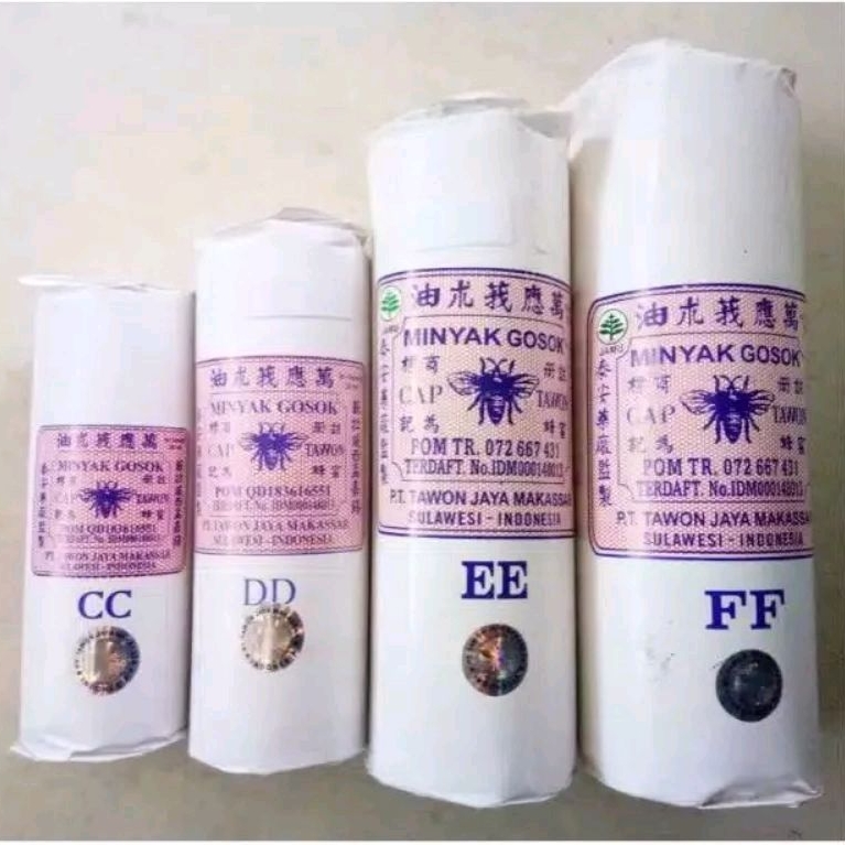 Minyak Gosok Cap Tawon DD 30ml | Minyak Tawon CC 20ml