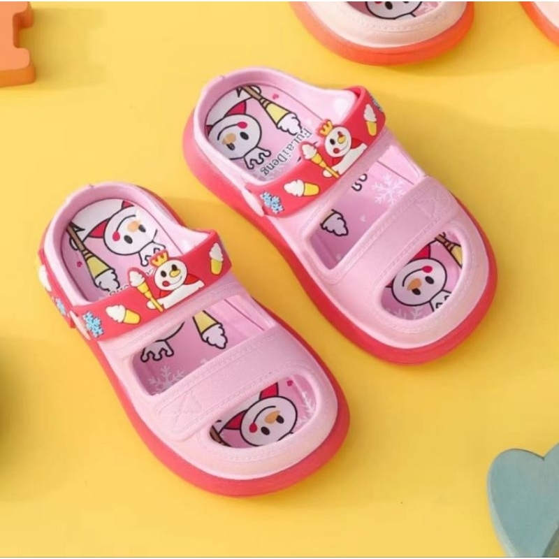 Sandal Anak Perempuan Mixue Tali Belakang Sandal Anak Cewek Import Mixue Sepatu Sandal Anak Perempuan Terbaru Sandal Karet Anak Cewek Mixue Nyaman