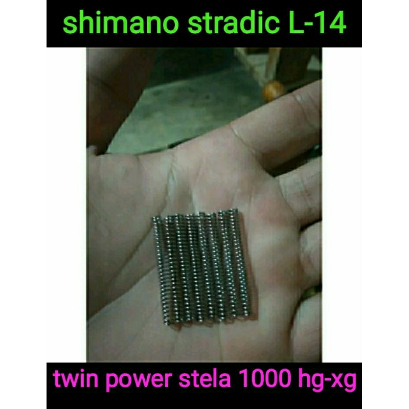 per bail arm shimano stradic L-C14 twin power stella 1000hg/xg