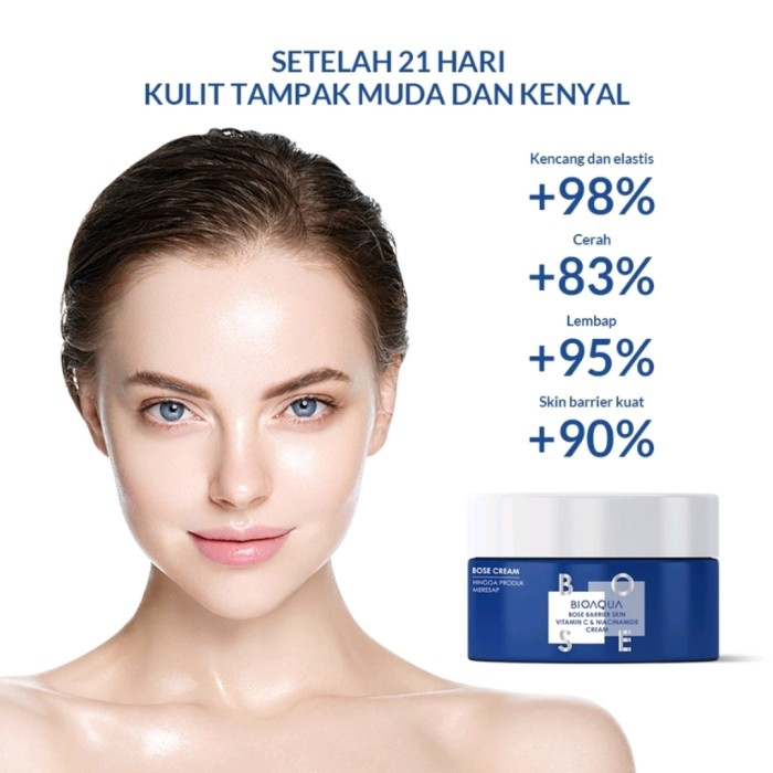 BIOAQUA BOSE BARRIER SKIN VITAMIN C&amp;NIACINAMIDE CREAM/PELEMBAB WAJAH