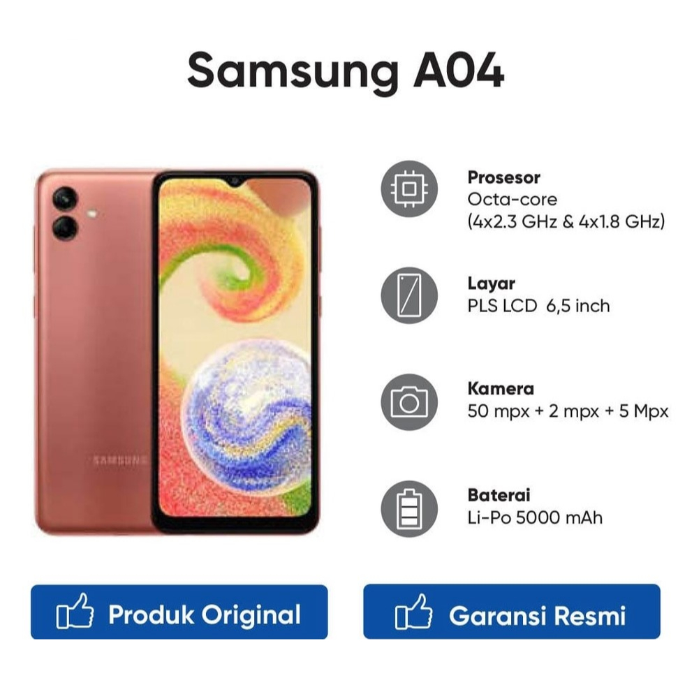 HP SAMSUNG A04 4/64 BARU